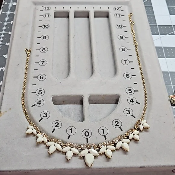 Vintage J.Crew white with rhinestones - Picture 7 of 8